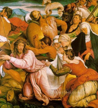 Jacopo Bassano Painting - The Way To Calvary Jacopo Bassano